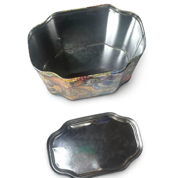 Vintage 1997 Teddy Bear Tin by Olive Can Co. The Silver Crane Co. England - Picture 3 of 9